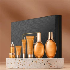 جعبه گیفت بطری تزیینی لوکس ست مراقبت از پوست مرطوب کننده